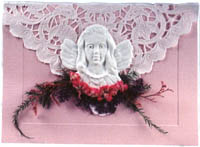Angel ornament notecard 